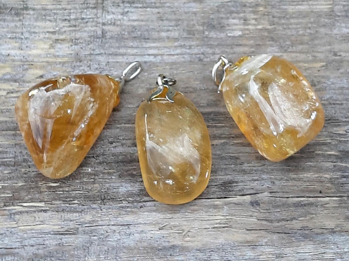 Edelsteen honing Calciet  hanger